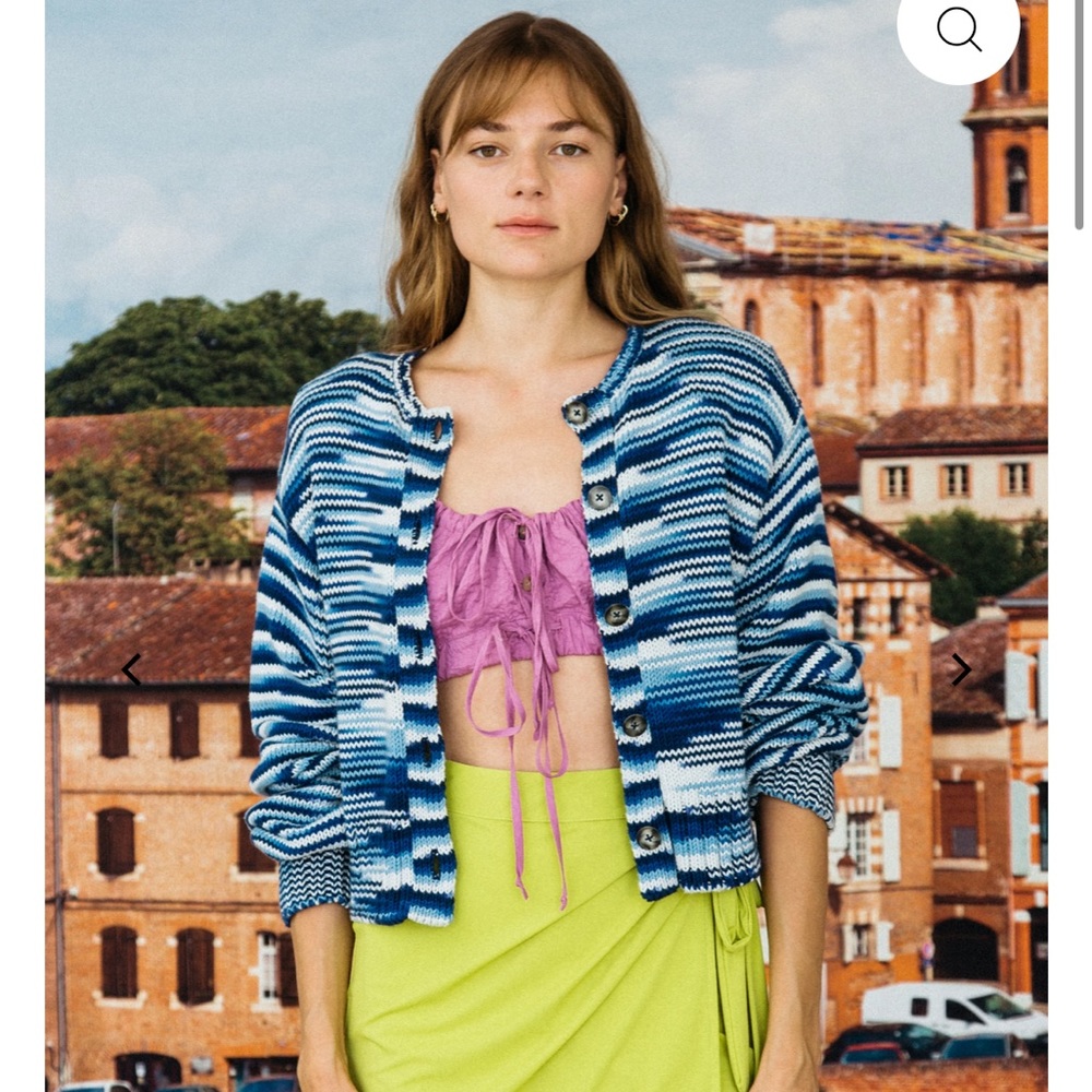 Ciao Lucia Varese Cardigan Acqua Space Dye